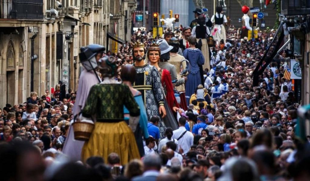 Las fiestas de La Mercè en Barcelona