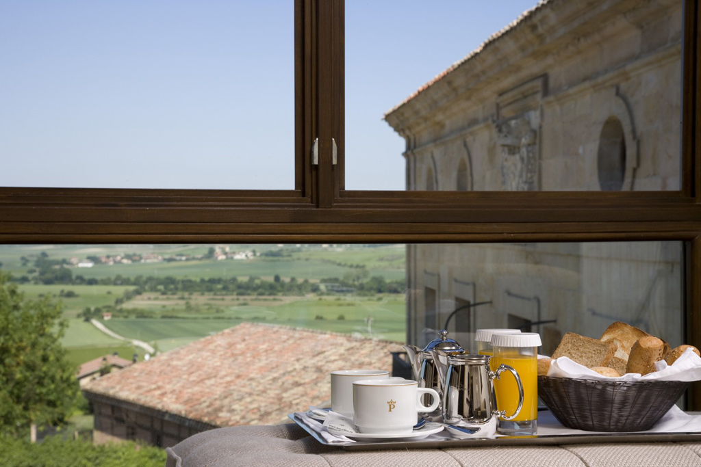 Vistas desde el restaurante Aletegui del Parador