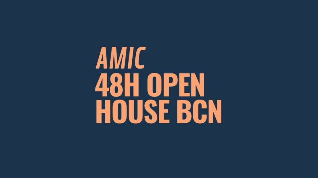 El cartel del 48h Open House Barcelona