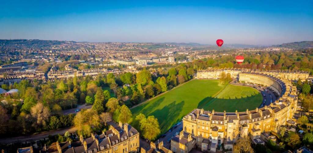 El Royal Crescent en Bath