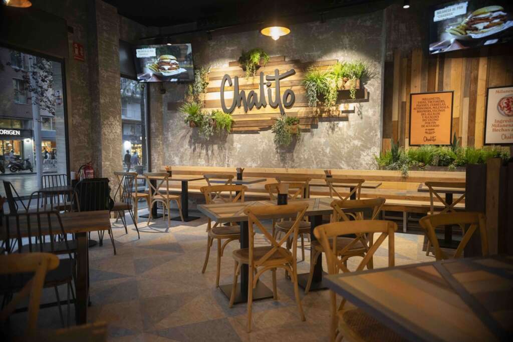 Sala del nuevo Chalito de Poblenou