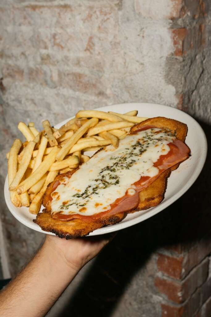 La clásica milanesa napolitana