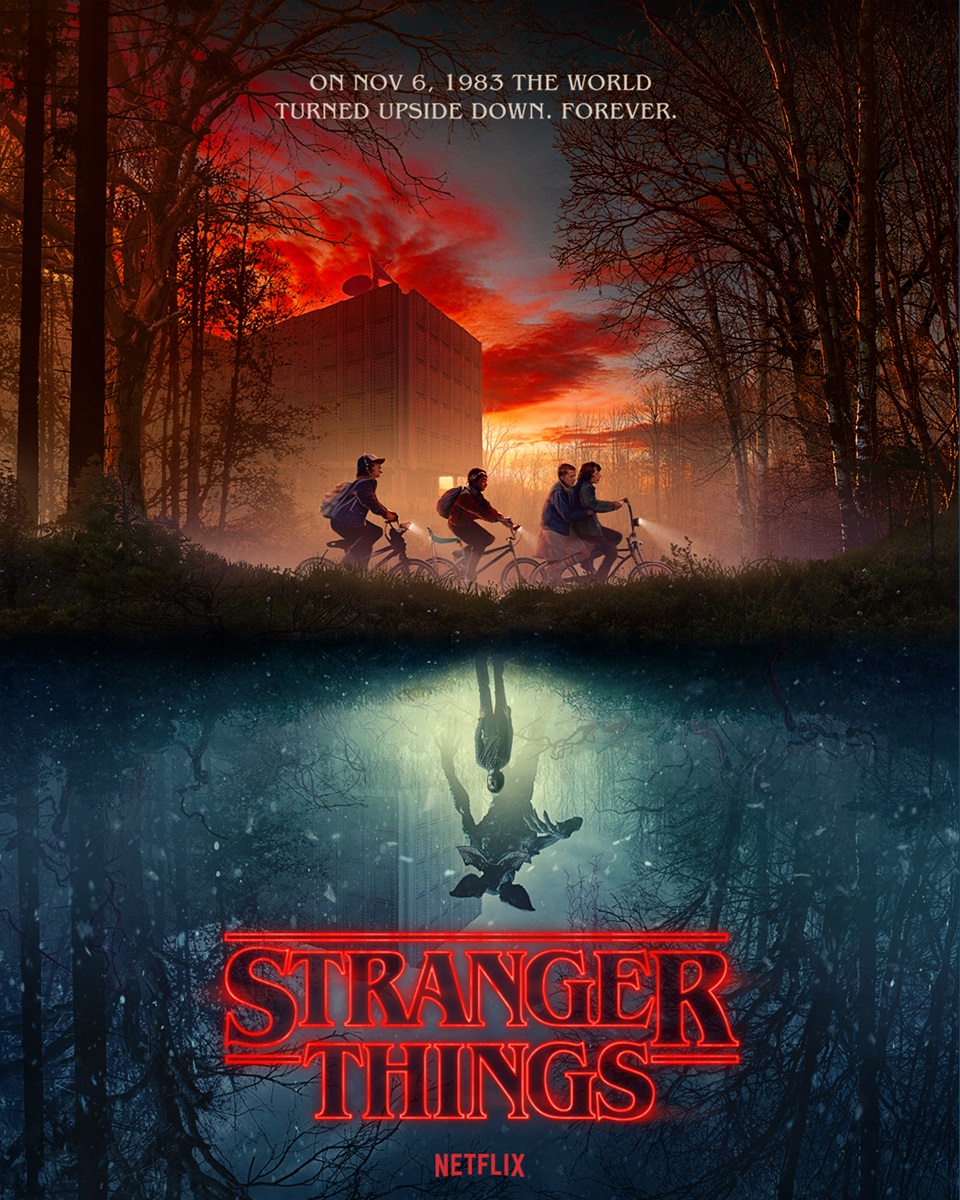 El cartel de Stranger Things, una de las series más esperadas