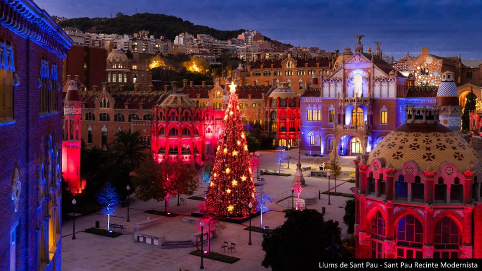 La ciudad de Barcelona en Navidad