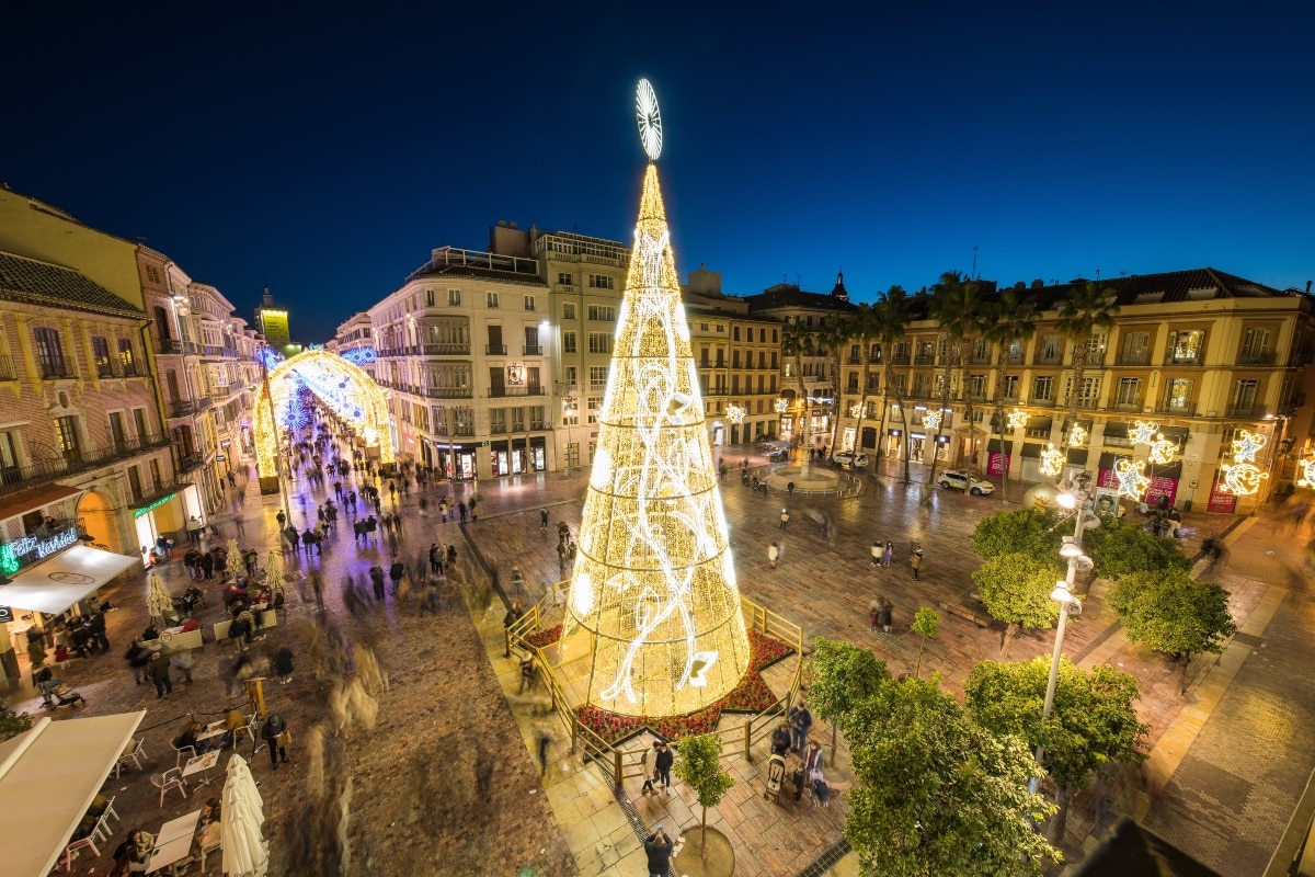 Las luces de Navidad de Málaga