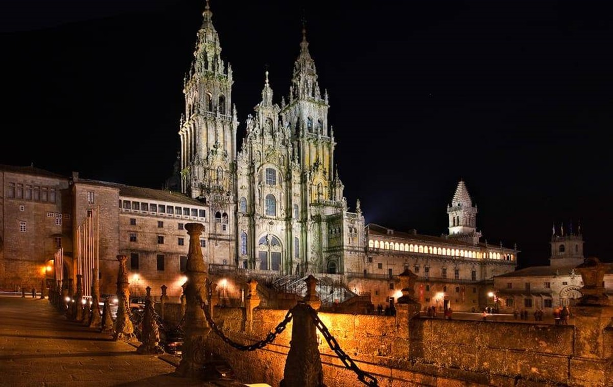 La Catedral de Santiago de Compostela en Galicia