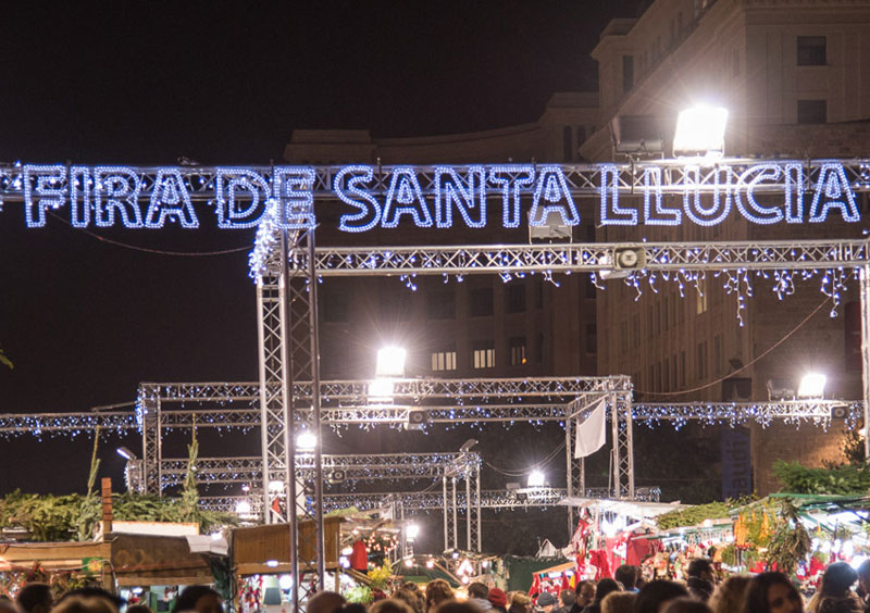 La Fira de Santa Llúcia, Barcelona