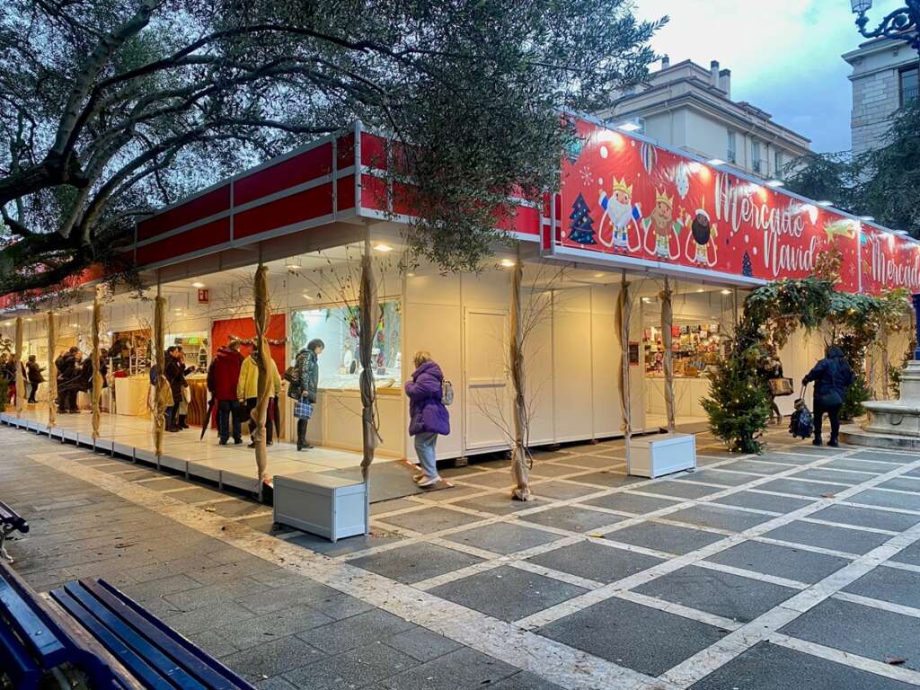 El mercadillo de Navidad de Santander