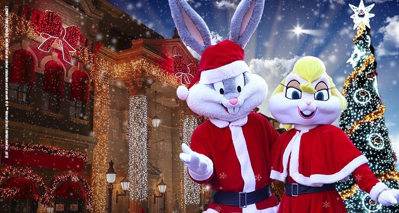 El Parque Warner en Navidad