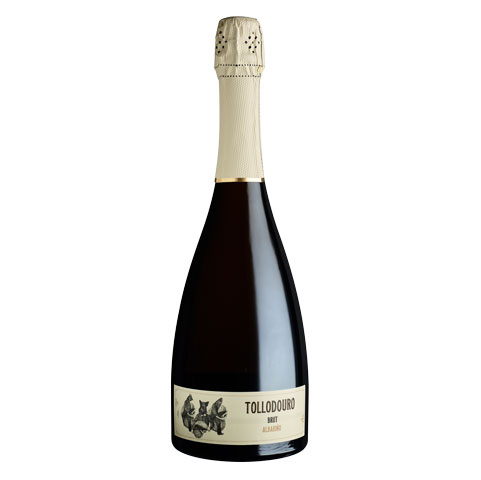 Una botella del albariño Tollodouro Brut