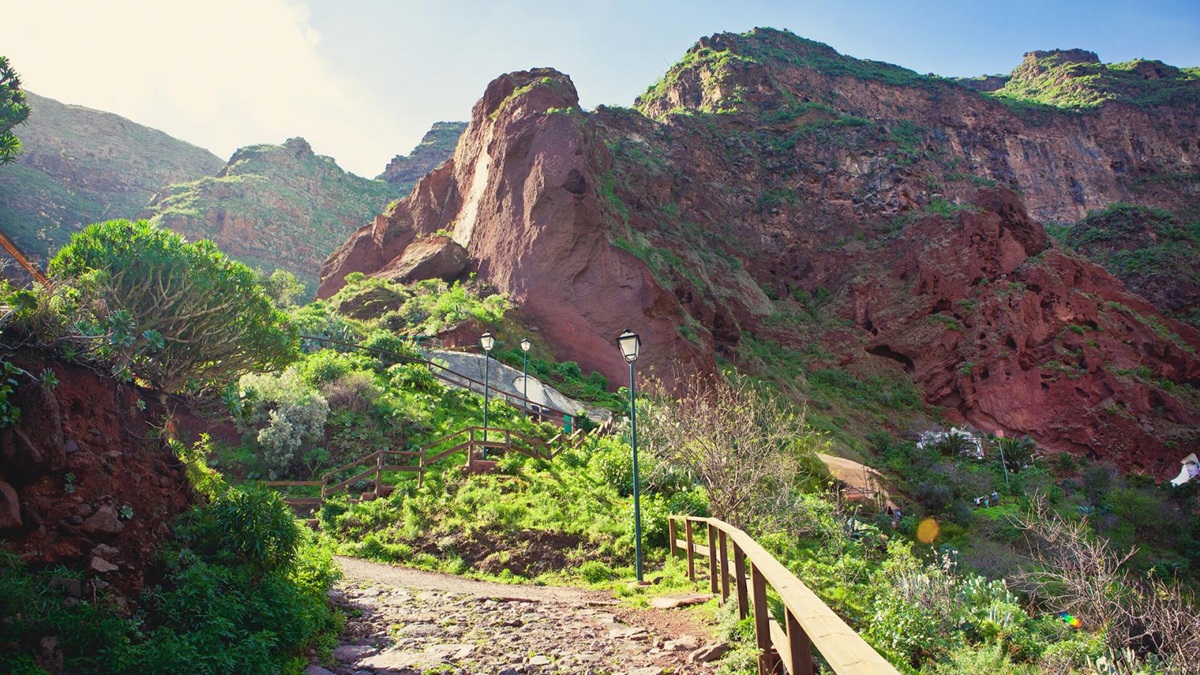 El Barranco de Guayadeque en Gran Canaria