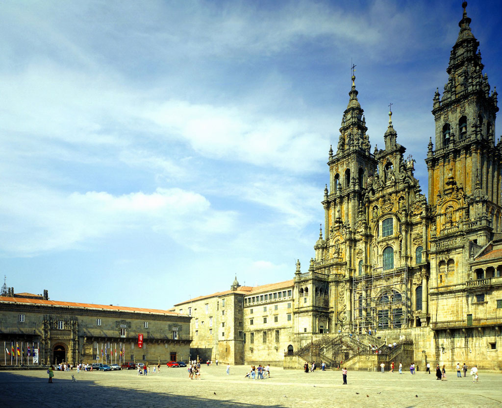 El entorno del Parador, la Catedral de Santiago de Compostela