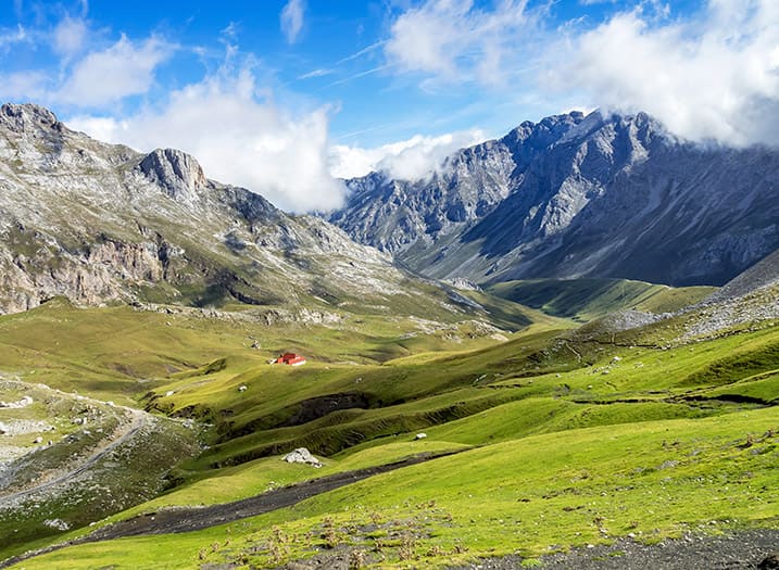 Los Picos de Europa en Cantabria