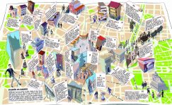 Mapa ilustrado Madrid es Galdós. Imagen: esMadrid.