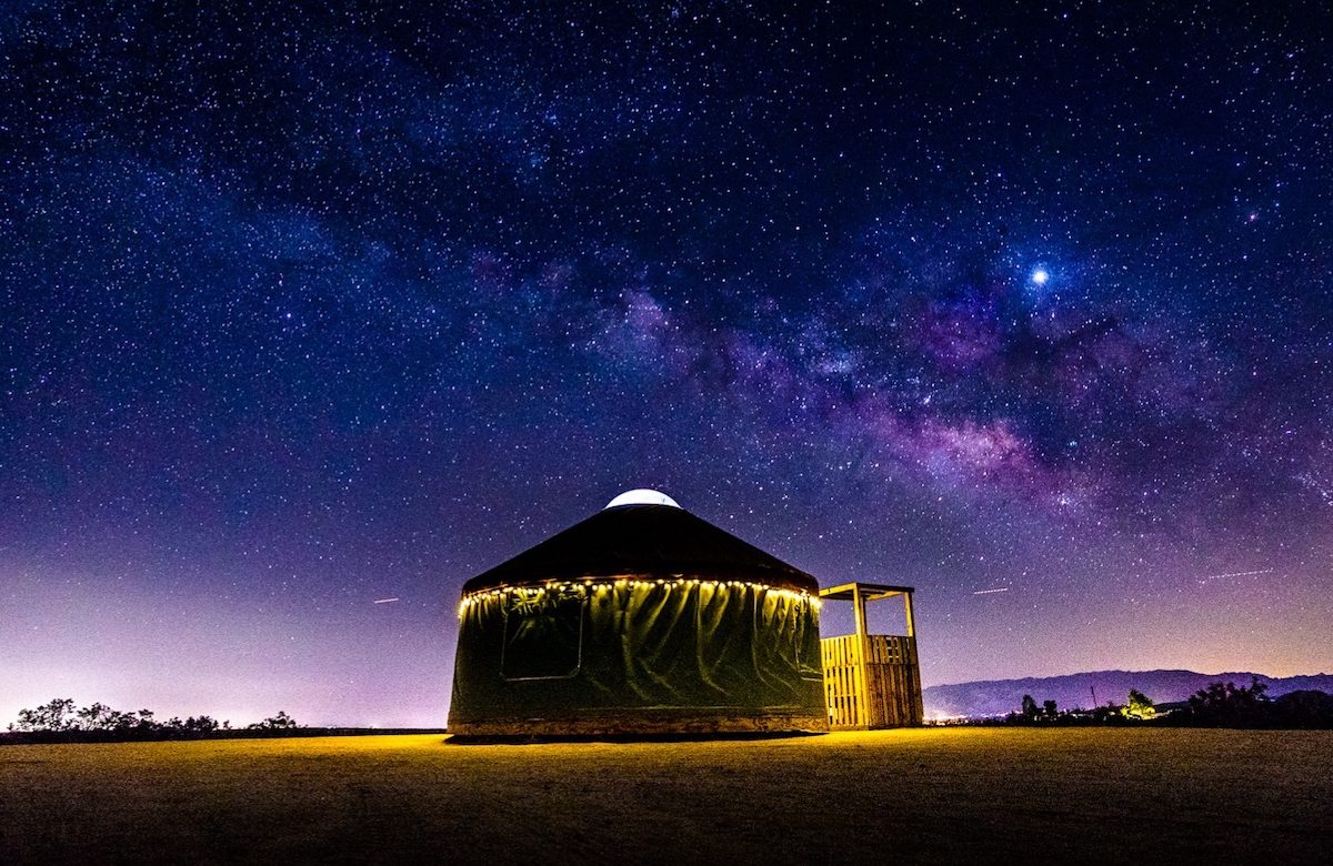Alojamiento glamping yurta Airbnb