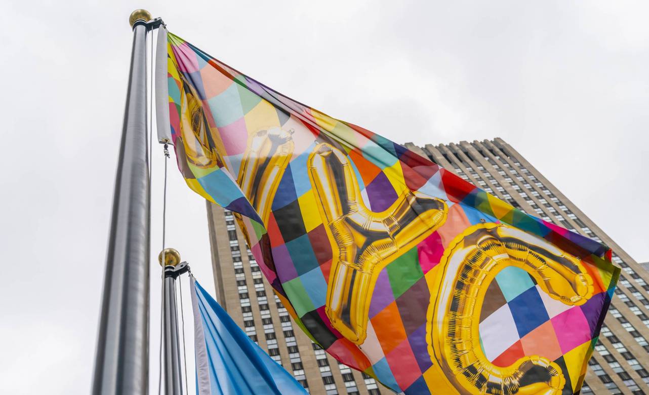 Banderas Rockefeller Center Nueva York