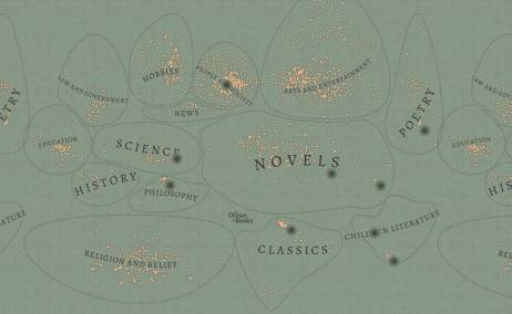 An ocean of books. Imagen Google Arts Culture.