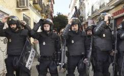 Antidisturbios. Foto: ©Jose Haro.