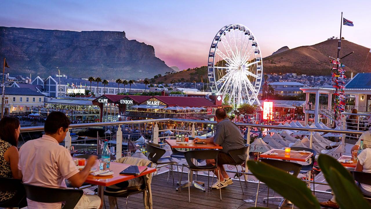 Vistas del V&A Waterfront Foto Turismo de Ciudad del Cabo