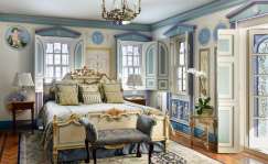 El dormitorio de Gianni Versace en Miami. Foto Editorial Phaidon