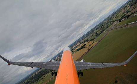 El AlbatrossOne con sus alas desplegadas. Foto: Airbus