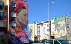 Arte urbano en Quinta da Mocho Foto Jaime Silva - Flickr