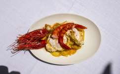 Casa Orellana. Huevos rotos carabineros