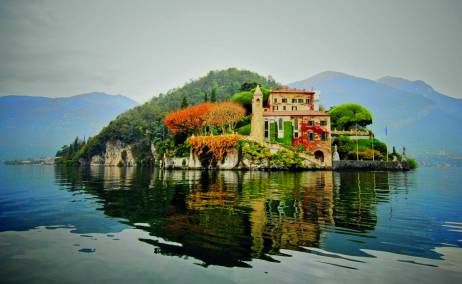 La belleza otoñal del Lago di Como