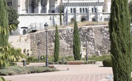 Restos de la muralla de Madrid. Foto: Felipe Hernández.