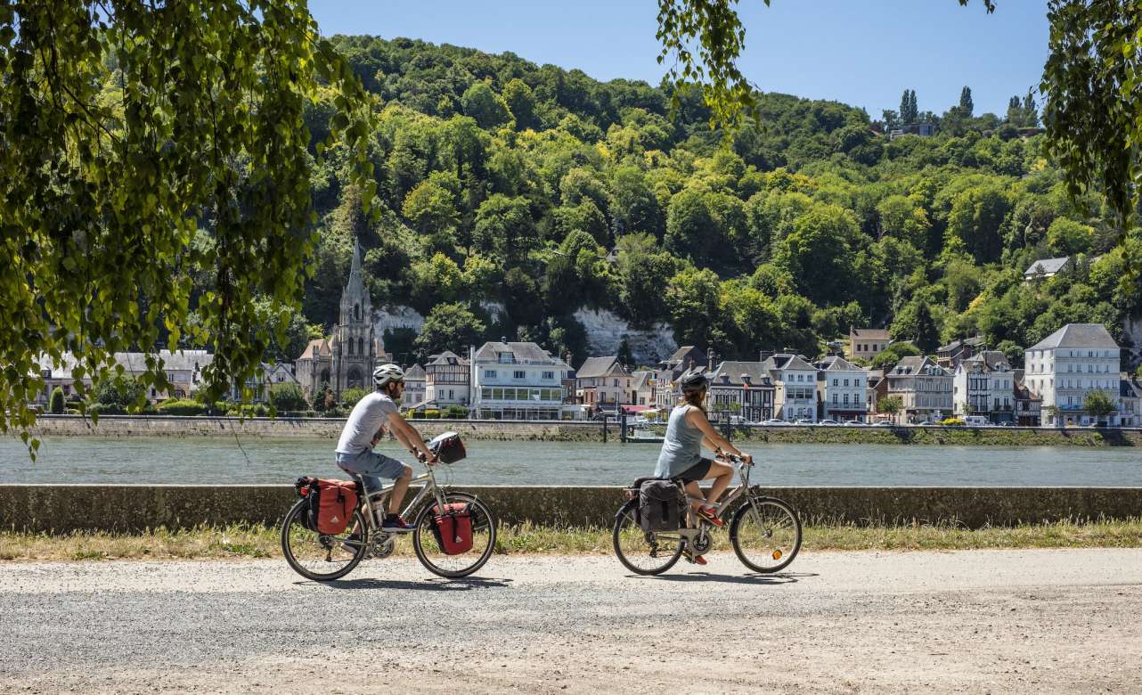 Seine a velo. Foto David Darrault.
