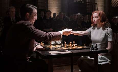 Anya Taylor-Joy en The Queen's Gambit. Foto Netflix.