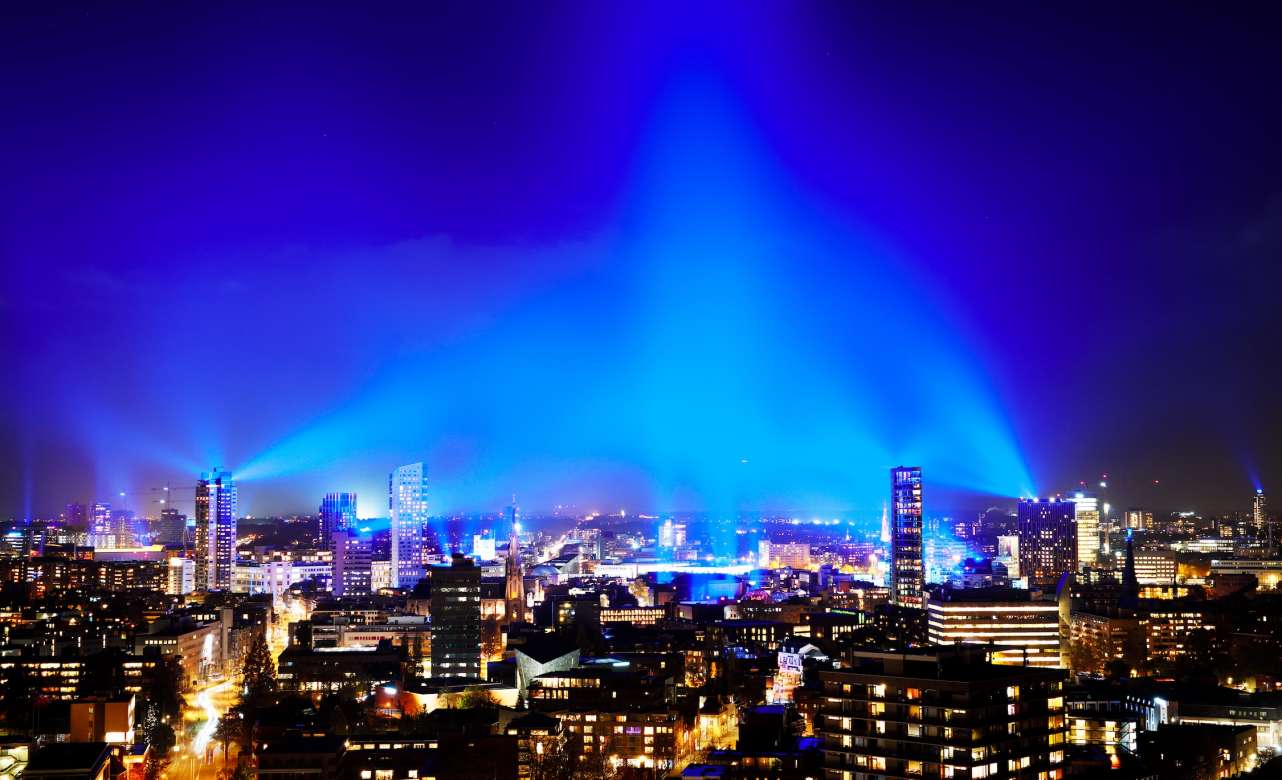 GLOW 2020 en Eindhoven. Foto Bart van Overbeeke.