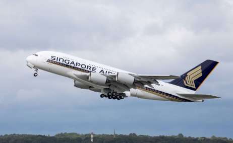 Uno de los A380 de Singapore Airlines. Foto Airbus