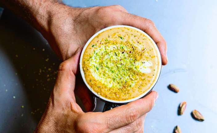 Café de Pistacho. Foto: Naji Specialty Coffee.