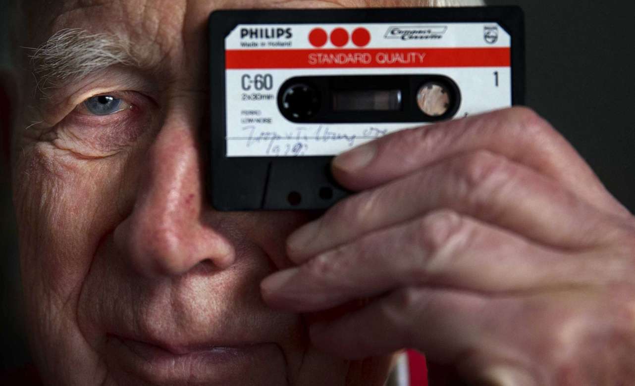 Lou Ottens, creador del cassette. Foto Jerry Lappen-EFE