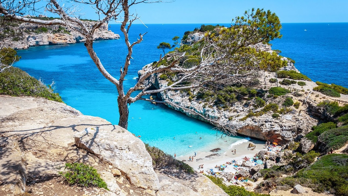 La playa de Caló des Moro en Mallorca