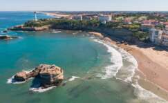 La ciudad de Anglet en Francia