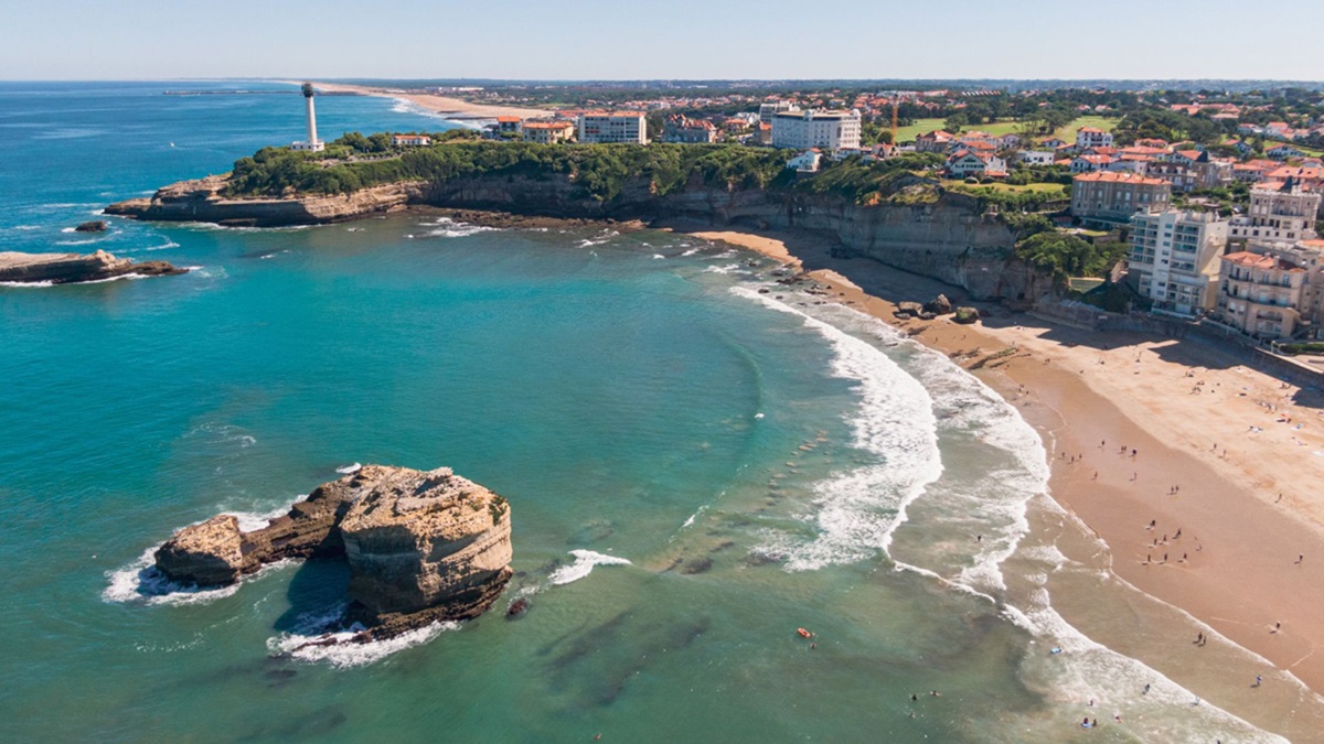 La ciudad de Anglet en Francia