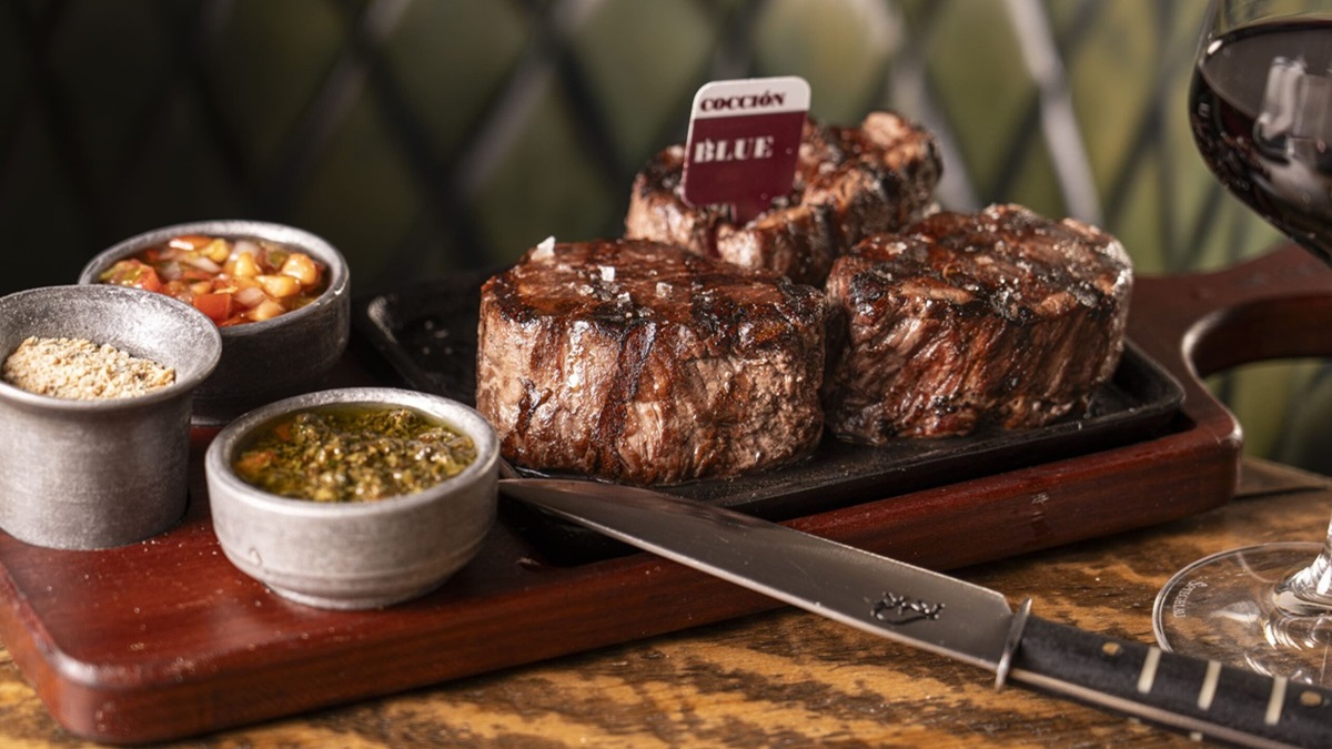 Uno de los platos del restaurante La Cabrera en Madrid