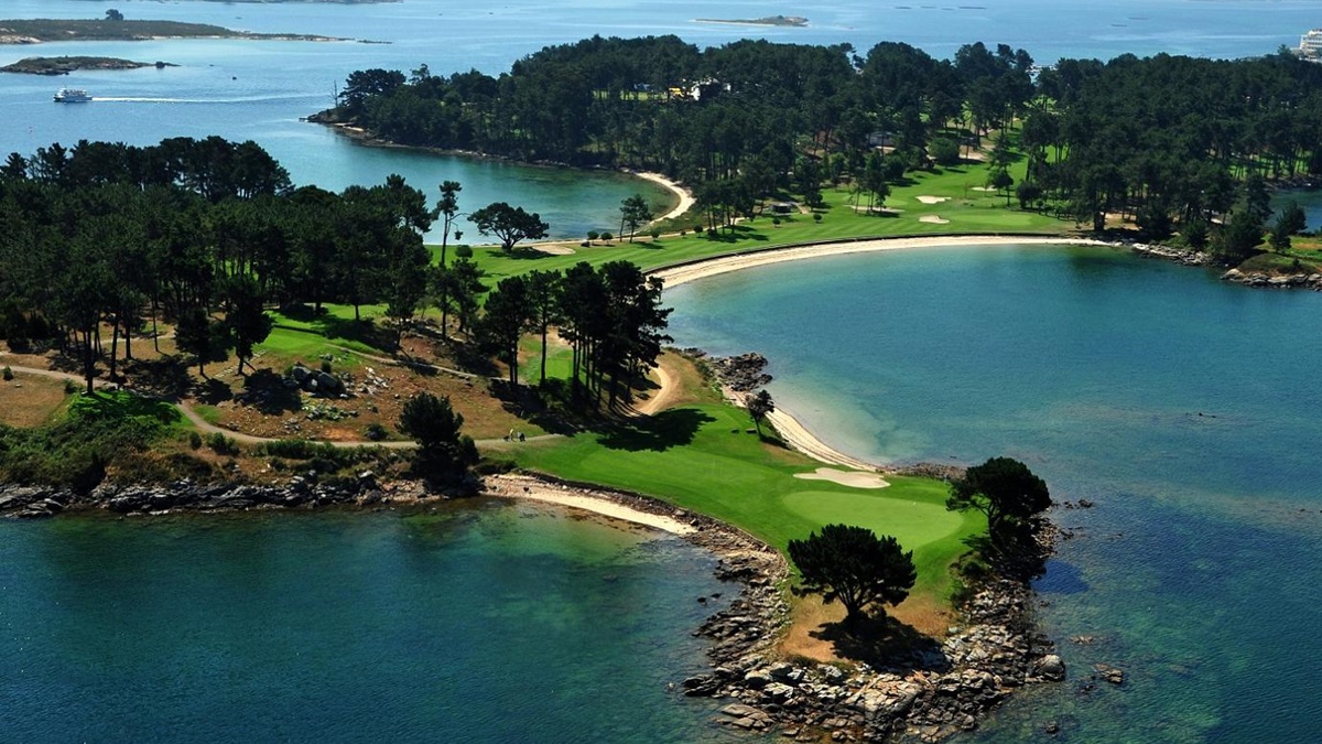 La isla de La Toja en las Rías Baixas