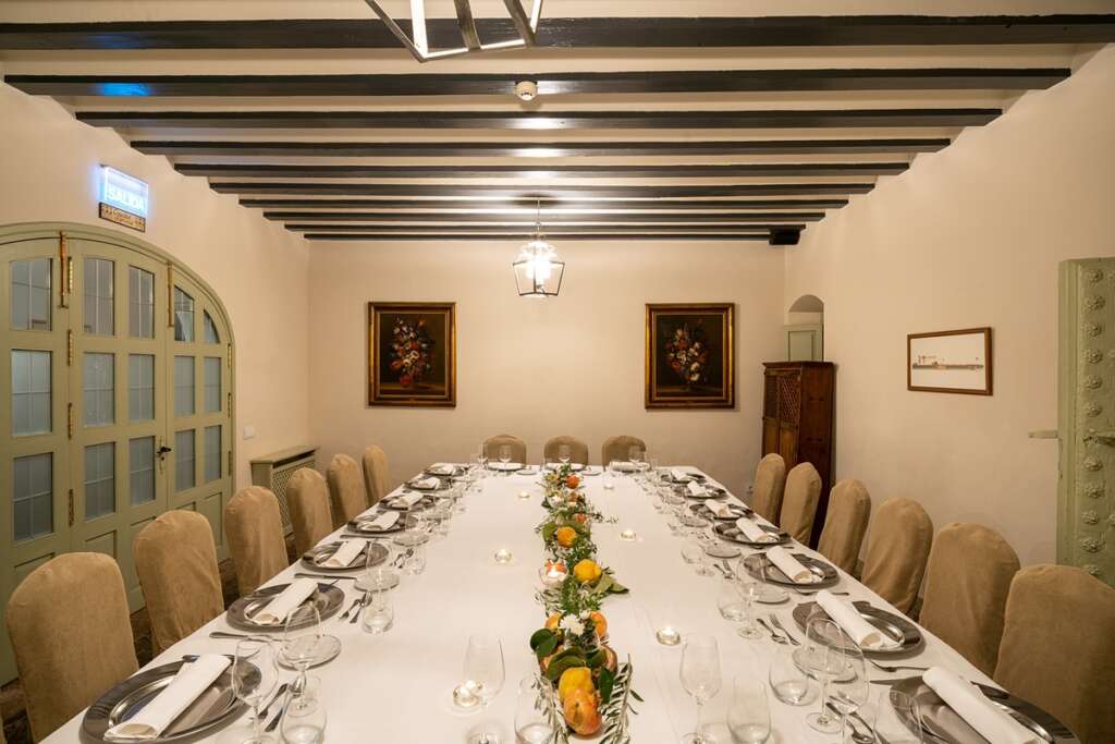 Uno de los salones para eventos del Parador de Almagro