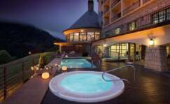 El jacuzzi del Parador de Vielha