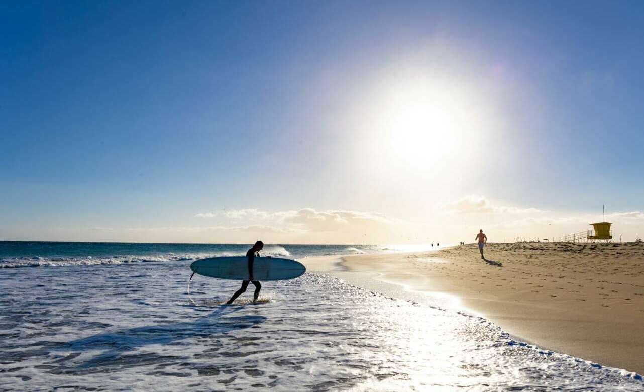 Una playa en Fuerteventura