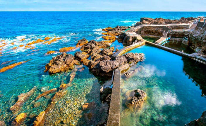 Piscinas naturales La Fajana, en La Palma.