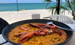 Arroz en el restaurante Maremar en Pinedo