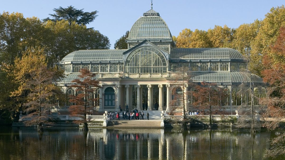 Palacio de Cristal del Retiro, en Madrid.