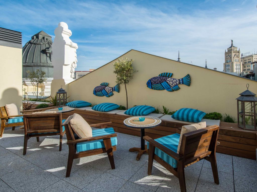 Terraza The Mint Roof, Madrid.