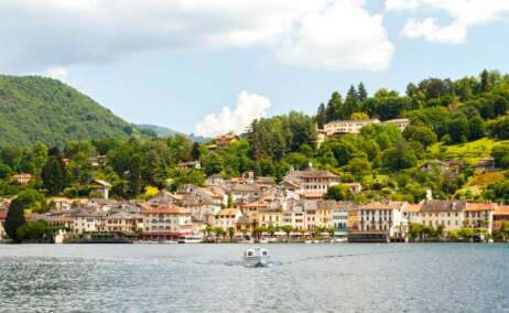 Lago de Orta, Italia.