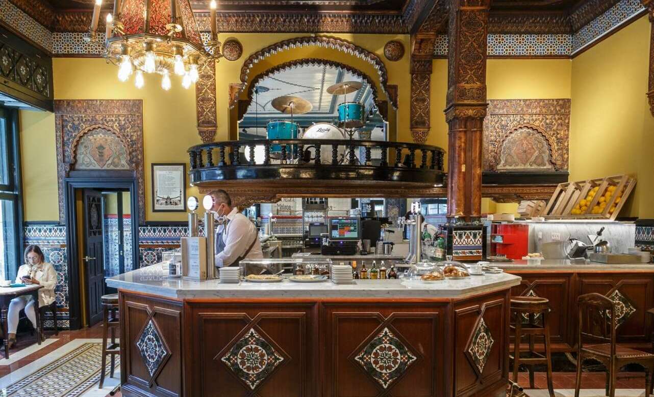 Café Iruña en Bilbao