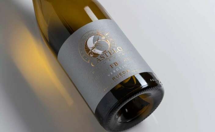 Botella de vino verdejo Castelo de Medina